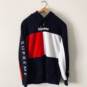 Supreme x Mark Red, White, Blue Hoodie Supreme x Mark Red, White, Blue Hoodie